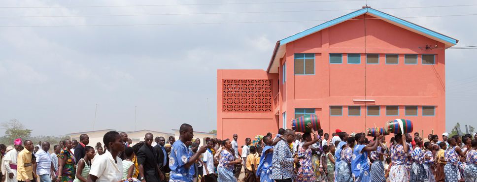 Mädchenschule in Ghana