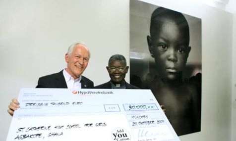 Gunter Henn and Bishop Adanuty